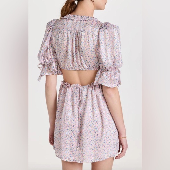For Love And Lemons PHOEBE MINI DRESS Size XS NWT - Picture 6 of 8
